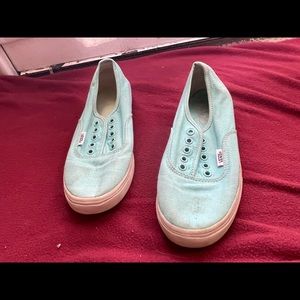 Light blue vans